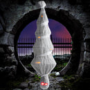 72in Halloween Hanging Animated Cocoon Corpse with Animatronic Sound and Light-up Eyes