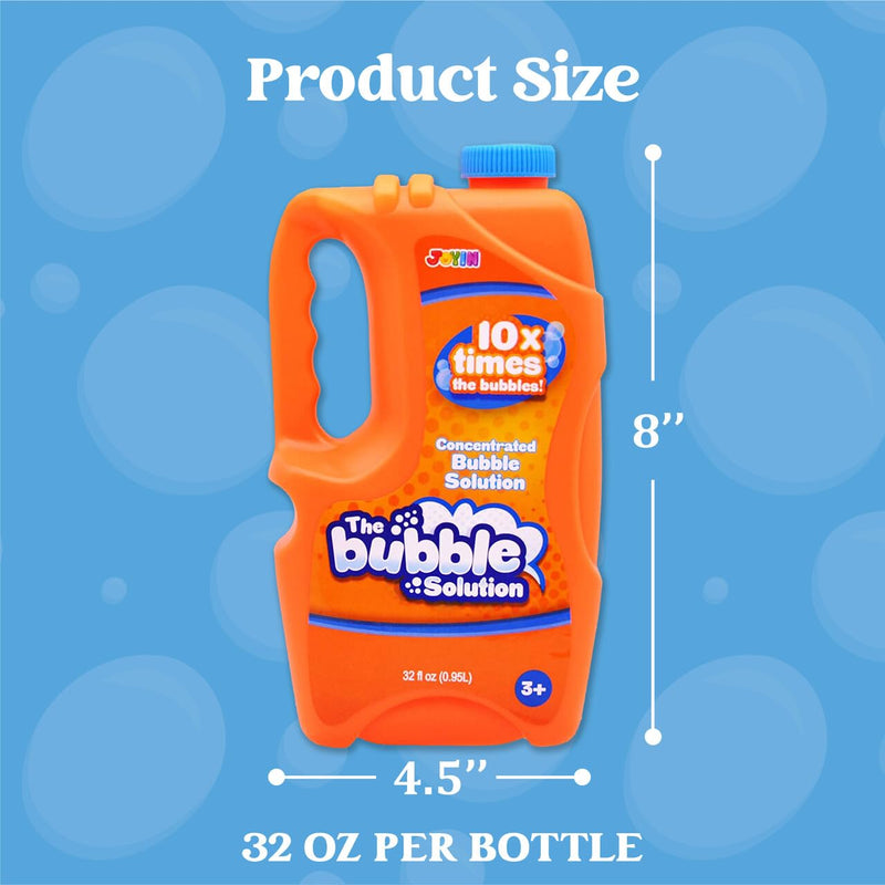 JOYIN 32 oz Bubble Solution Refills (up to 2.5 Gallon) Big Bubble Solution
