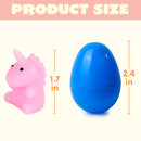 24 Pcs Easter Prefilled Eggs with Mochi Squishy Toys