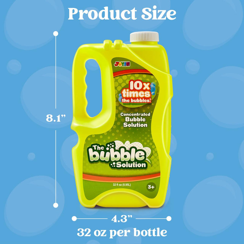 32 oz Bubble Solution Refills (up to 2.5 Gallon) Big Bubble Solution(Yellow)