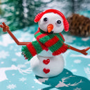 3 Pack DIY Christmas Build a Snowman Craft Kit