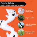 8ft Inflatable Ghosts Hugging Tree