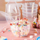 4 PCS 10" Transparent Jumbo Easter Eggs