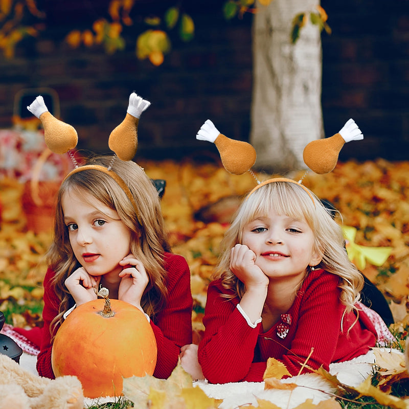 3 Pcs Thanksgiving Turkey Leg Headbopper Accessories