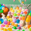 48 Pcs Easter Prefilled Eggs with Mochi Squishy Toys