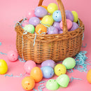 300Pcs 2.3in Colorful Bright Plastic Pastel Easter Eggs for Easter Hunt