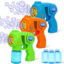 3 Bubble Gun Blasters (Blue Green Orange)
