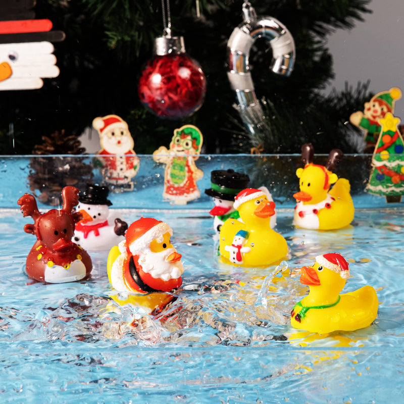 24 Days Christmas Advent Calendar Rubber Ducks