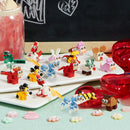 26pcs Building Blocks Animals Prefilled Hearts with Kids Valentines Cards