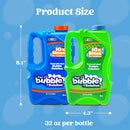2 Bottles Bubbles Refill Solutions 64oz (up to 5 Gallon) for Bubble Machine