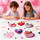 Valentines Day 264 Pcs DIY Heart Felt Craft Set