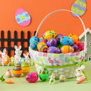 24PCS 2.3" Printed Eggs