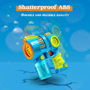 2 Packs Bubble Gun Machine with Bubble Refill Solution, 5000+ Bubbles Per Min