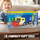 Large Friction Powered Garbage Truck Toy Set