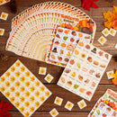 30 PCS Thanksgiving Bingo Game Cards for Kids Family Activities