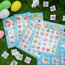 28 Players Easter Bingo Card (5x5) with Blue Color for Kids