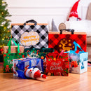 20 PCS Christmas Reusable Gift Bags Assorted Sizes with Handle