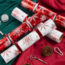 Christmas Party Table Favors (Red White Snowflake), 12 Pack