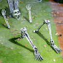 5 Pcs Life Size Skeleton Halloween Decorations Outdoor