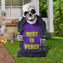 Halloween Graveyard Decorations Outdoor 3D Plastic Tombstone