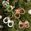 24 Pcs Christmas Paper Eyeglasses