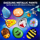 Rock Painting Kit- Glow in The Dark Rock Kit for Kids