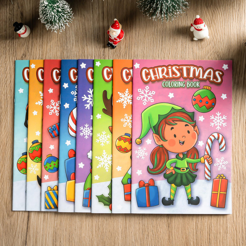 16 Pcs Christmas Coloring Book Books for Kids