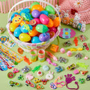 300 Pcs Filled Easter Eggs Bulk with Toys