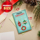 24 PCS Christmas Cards with Envelopes and Stickers
