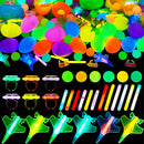 80 Pcs Glow-in-the-Dark Easter Eggs with Toys for Kids Egg Hunt, Party Favors & Class Prizes