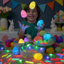 80 Pcs Glow-in-the-Dark Easter Eggs with Toys for Kids Egg Hunt, Party Favors & Class Prizes