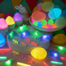 80 Pcs Glow-in-the-Dark Easter Eggs with Toys for Kids Egg Hunt, Party Favors & Class Prizes