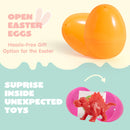 80Pcs Novelty Toys and Stickers Prefilled Easter Eggs