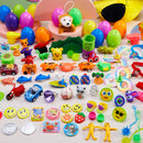 80Pcs Novelty Toys and Stickers Prefilled Easter Eggs