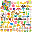 80Pcs Toys and Stickers Prefilled Easter Eggs
