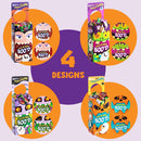 You've been booed themed candy box, 4 Pcs Box and 48 Cards