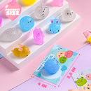 36 Packs Glitter Mochi Toys with Glitter Valentine’s Day Gift Cards