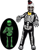 JOYIN Boys Glow in the Dark Skeleton Costume - Kids Halloween Bone Jumpsuit
