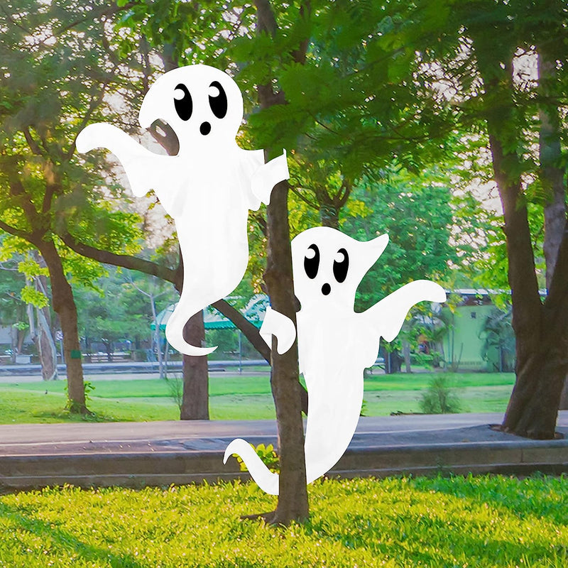 Cute Treewrap White Ghost, 2 Pcs