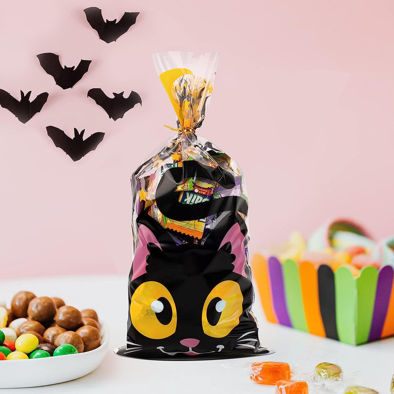 Halloween Cellophane Bags with Twist Tie
