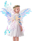 JOYIN Electric Butterfly Wings with Music & LED - Kids Halloween Costume