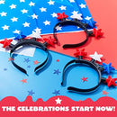 3Pcs Patriotic LED Headbands