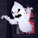 Joiedomi 4.5FT Halloween Inflatable Window Ghost with LED