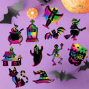 JOYIN 36 PCS Halloween Scratch Paper Art - 18 Designs for Kids Age 3+