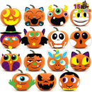 Foam Pumpkin Stickers, 15 Pack