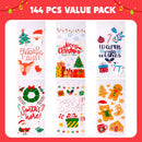 144 PCS Christmas Cellophane Candy Bags