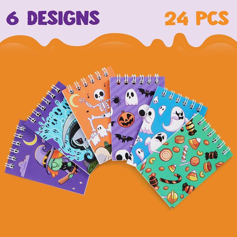 Halloween Theme Pencil, Rulers and Notepad Set, 24 Pack
