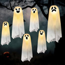 6 Pcs Halloween Decorations Hanging Ghosts Outdoor