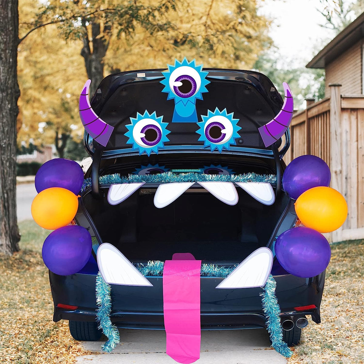trunk or treat monsters inc Trunk or Treat with Balloon (Monster)