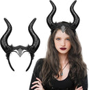 JOYIN Black Devil Horns Headband - Halloween Costume Accessory